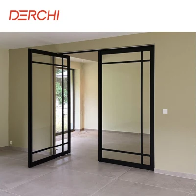  Revoliving Hinges Design moderni Exterior House ingresso anteriore perno in alluminio Porta