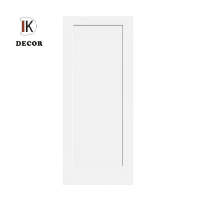  Porte interne verniciate in bianco pieno porta singola in legno Shaker Porta MDF