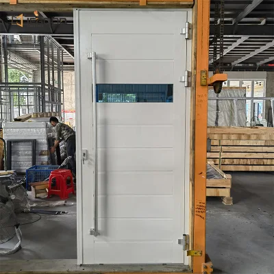  Porte d&prime;ingresso per la fabbrica di sercurity Shanghai in alluminio/legno/vetro