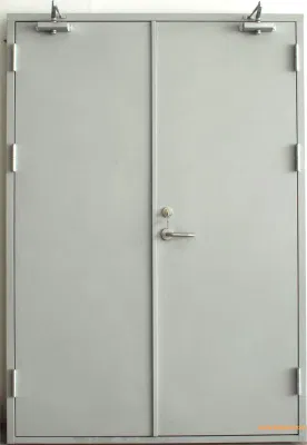 Hotel Mall Commercial External Single Swing Leaf prevenzione antincendio sicurezza Porta di sicurezza ingresso principale in acciaio galvanizzato con vetro Vissione