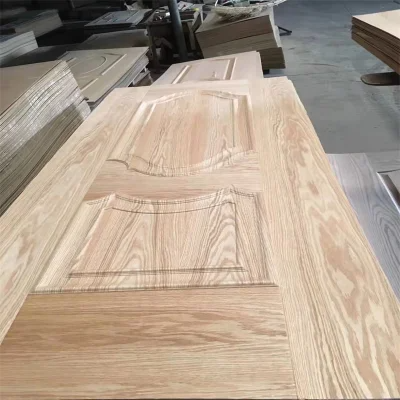 Camera singola con piano in legno di qualità Design ingresso in legno MDF Pelle liscia della portiera in legno