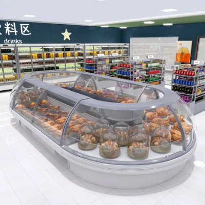  Design del negozio One Stop Supermarket. Design interno dei negozi al dettaglio.