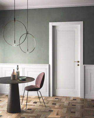  Camera interna White Custom Painted Oak pannello di Shaker in legno porta
