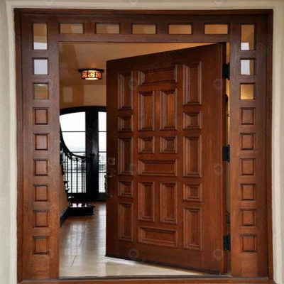 Prima American Modern Design porta esterna in legno massiccio