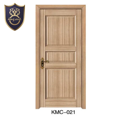  Porte d&prime;ingresso in legno a filo MDF dal design moderno