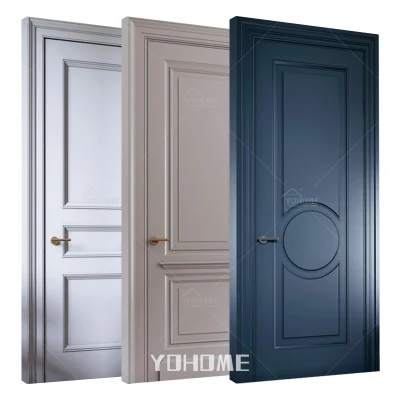  Guangdong Yohomhome Porte interne di fascia alta porta interna in legno massiccio Vendita porta di legno tipo di porte di legno High End legno Produttore della porta
