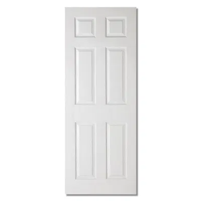 Pannelli in prehung moderni interni Bianco legno nucleo cavo HDF stampato Porta per casa