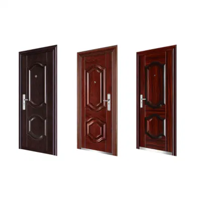  Fudim pannello di legno massello porta mezza vetro interno camera da letto bagno Design morden della porta
