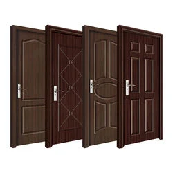 American Modern Design Big Solid Wood porta d&prime;ingresso in legno di noce Porte principali