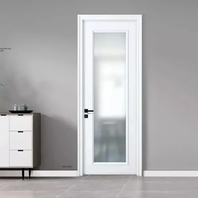  Camera interna moderna Casa impermeabile porta in vetro di legno