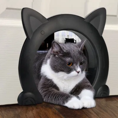  OEM ODM con foro grande a forma di gattino per porte Cat Interno porta Cat con viti interno