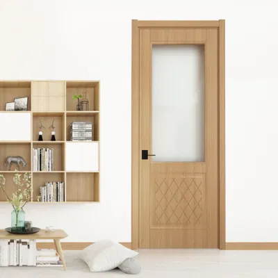 Interno porta in legno di vetro PVC MDF