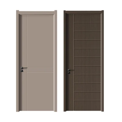  Shengyifa pannello interno Nord America WPC moderno interno PVC Porta in legno dal design semplice