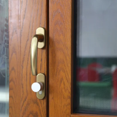  Porte di ingresso in vetro con telaio in legno personalizzato Homntec anti-furto