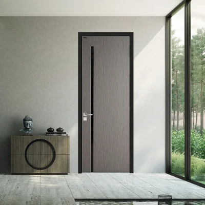  China alluminio telaio vetro inserito moderno legno Camera paziente Ospedale Porta