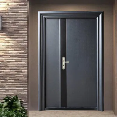 Cinese Hot Selling House Hall utilizzare sicurezza porta metallo acciaio Materiale porta esterna di alta qualità a basso prezzo
