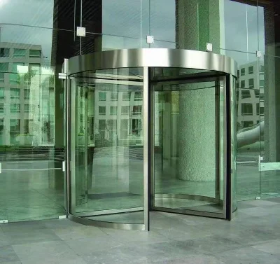  Porta girevole automatica per ingresso edificio commerciale 3 4 Ala Porta girevole in vetro grande porta girevole di lusso