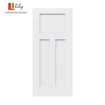  Sportello esterno in fibra di vetro a 3 pannelli con pelle liscia Craftsman Style