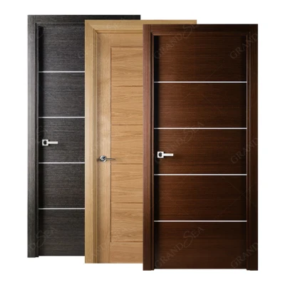  American Luxury Interior porta in legno misura personalizzata porta esterna per Casa moderna di tutti i tipi