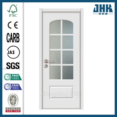  JHK vetro smerigliato interno legno duro tende per porte francesi