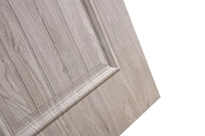 Moda Swing senza porte di vetro PVC ingresso esterno legno Porta MDF