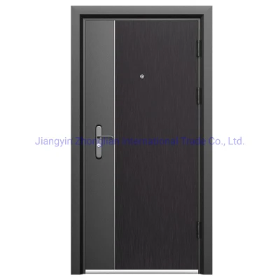  Cina fabbrica Commercio all&prime;ingrosso acciaio sicurezza pannellata porta laminato a freddo Porta di sicurezza in acciaio