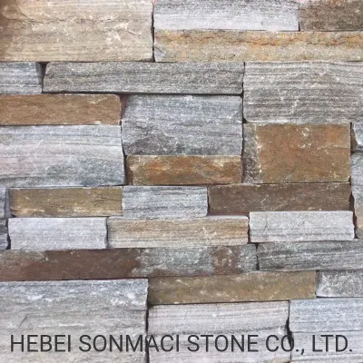  Foglio di inserto in pietra flessibile in Quartzite rosa naturale