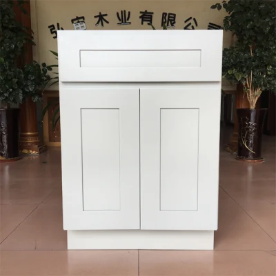  Organiser da cucina RTA legno massiccio, grigio chiaro, shaker, armadietto da cucina Doppia porta