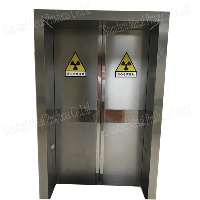  Porta laminata con LED di avvertenza protezione dalle radiazioni 2 mmpb 3 mmpb