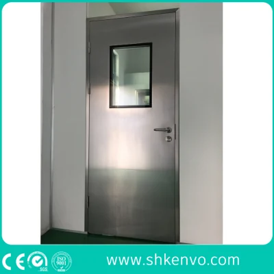  Porte di ingresso per ambienti sterili in acciaio inox conformi agli standard GMP con Finestra in vetro