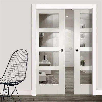  Cbmmart porta interna in legno di alta qualità con doppia porta scorrevole Per Villa Casa