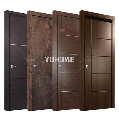  Cina superiore Produttore personalizzato alta qualità porta interna per camera da letto Design della porta porta interno in legno con design della porta della stanza con cornice Porte in legno moderne per interni