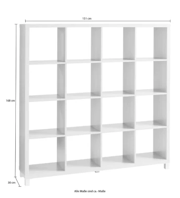  Libreria in legno a 4 livelli personalizzata, scaffale per mobili per la casa