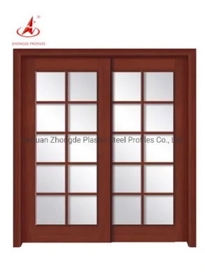  Zhongde alta qualità Prezzo basso Bianco/Rovere/marrone doppio/triplo vetro finestre in PVC E porte