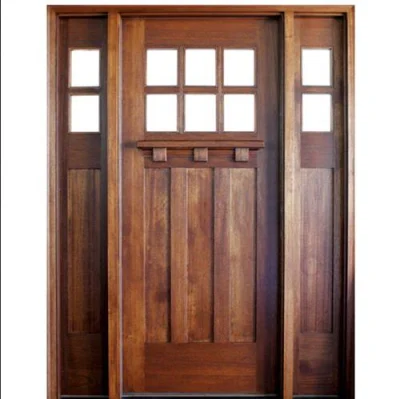  America Hot sale Front Door disegni con materiali in legno massello