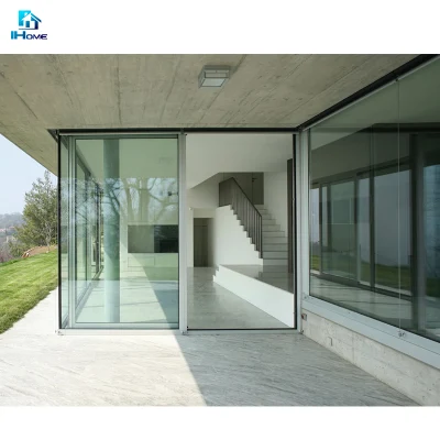 Porte scorrevoli esterne in vetro Porte scorrevoli sottili in alluminio esterno sottile Telaio vetro scorrevole Porte doccia