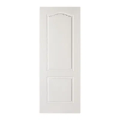 Vernice bianca Prehung Hollow Core interni HDF Porte stampate per Casa