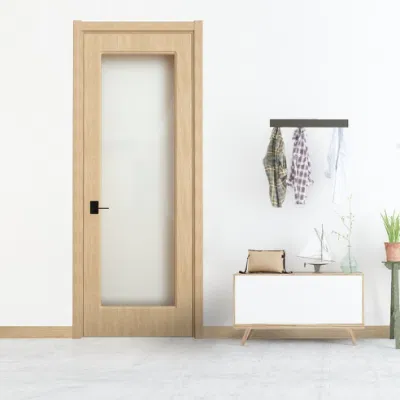  PVC legno massello bagno cucina camera da letto interno porta in vetro