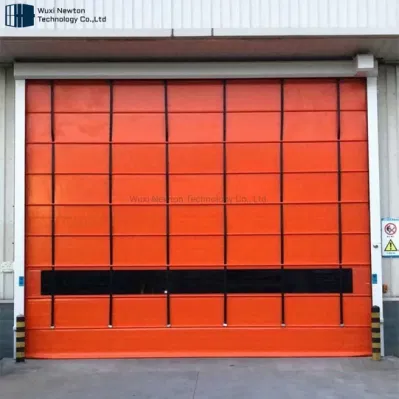  Esterno accesso di grandi dimensioni entrata traffico sollevamento automatico PVC alto Sportello pieghevole per impilamento rapido per il magazzino vano di carico