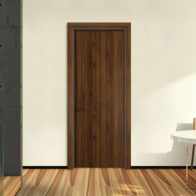 Porte interne di lusso alta lucida per Villa in legno, Hotel classificato con i vigili del fuoco Porte moderne Porte interne da camera da letto