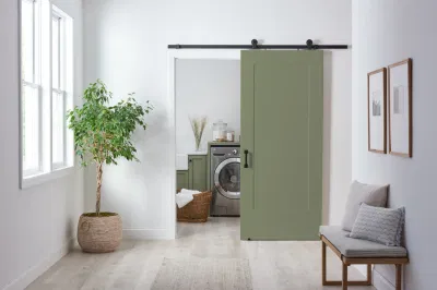 Prima porta in legno porta interna in magazzino Prezzo all&prime;ingrosso