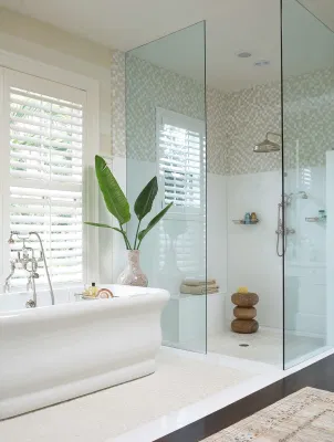  Prima porta del bagno in vetro dal nuovo aspetto