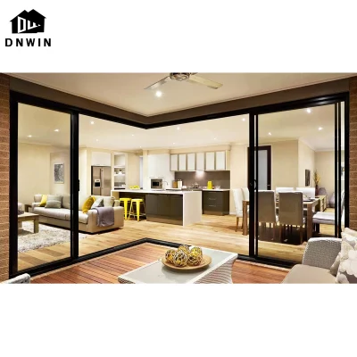  Popolare design Villa alluminio Outdoor sicurezza scorrevole vetro porta francese Stile