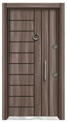 Design italiano porta esterna armata insonorizzata principale in metallo ingresso singolo Patio doppia sicurezza armatura acciaio porta in legno
