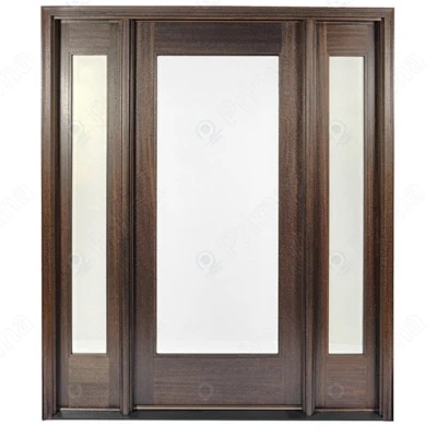 Prima Italian Design Australian Villa Grande e lussuoso ingresso moderno Ingresso anteriore porta girevole in legno massello