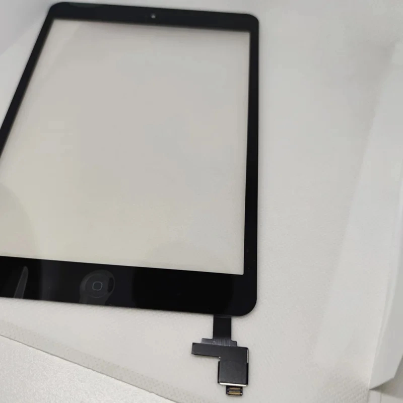 Digitizer Touch Screen Front Glass for iPad Mini 1 2 A1432 A1454 A1455 A1489 A1490 with Home Button and Adhesive