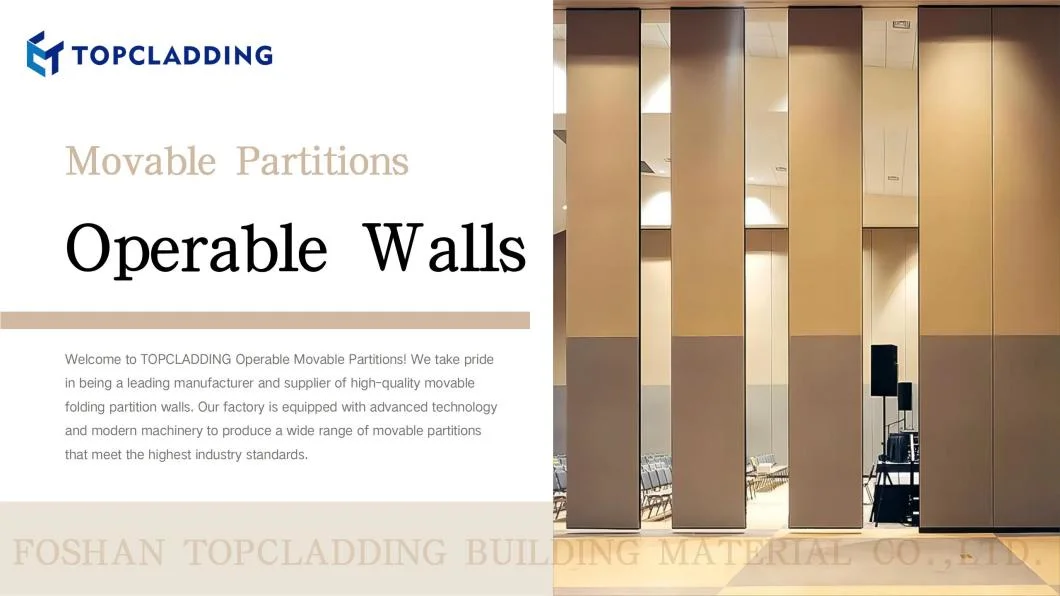 Removable Movable Wall Ballroom Conference Room Partition Folding Interior Doors Partition