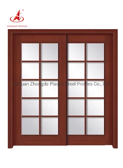 Zhongde High Quality Low Price White/Oak/Brown Double/Triple Glazing UPVC Windows and Doors