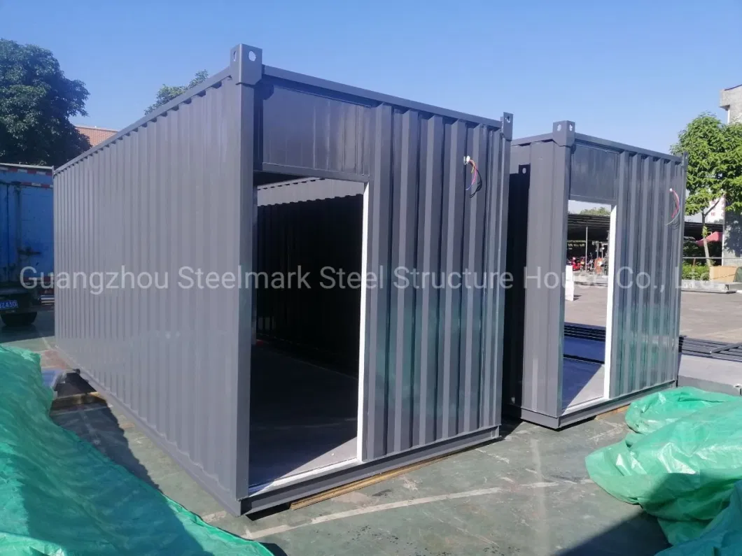 40FT Special Shiping Container Bar Customized Equipment Shipping Bubble Tea Container Glass Door Container Bar Cafe Shop