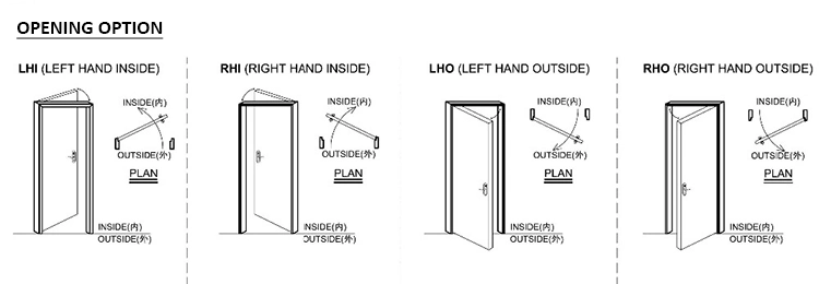 Internal Double Wooden French Door with 15 Glass Pane Divided by Metal Strip